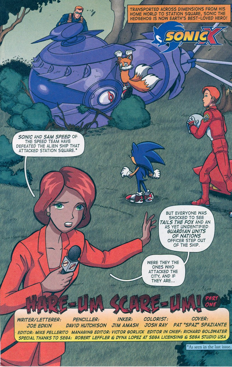 Sonic X - October 2006 Page 01